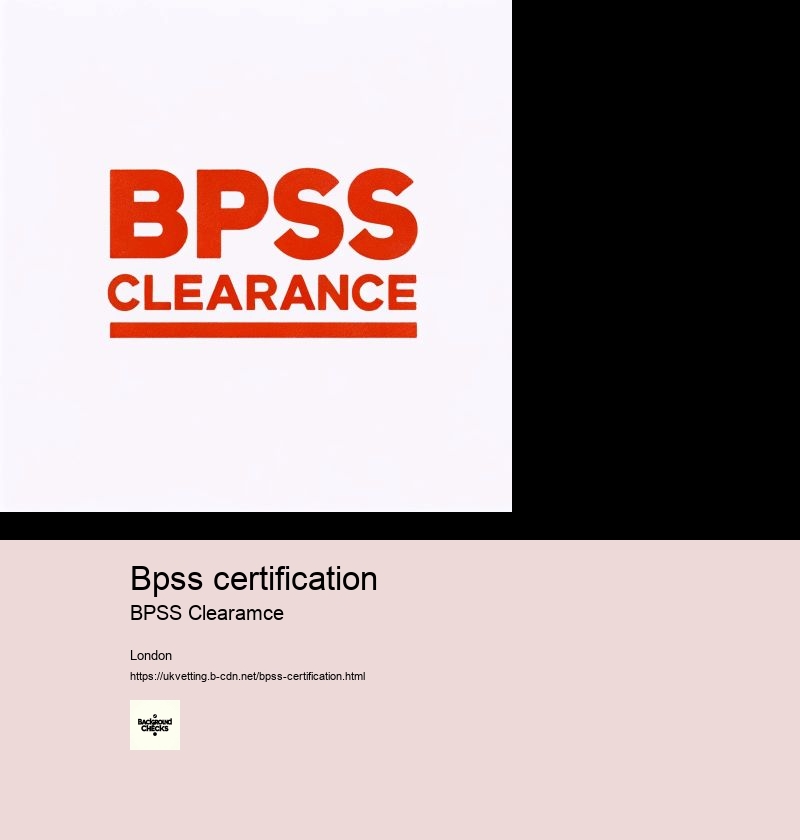 How long does a BPSS clearance take?