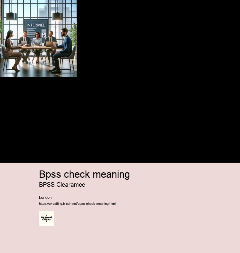 bpss check meaning