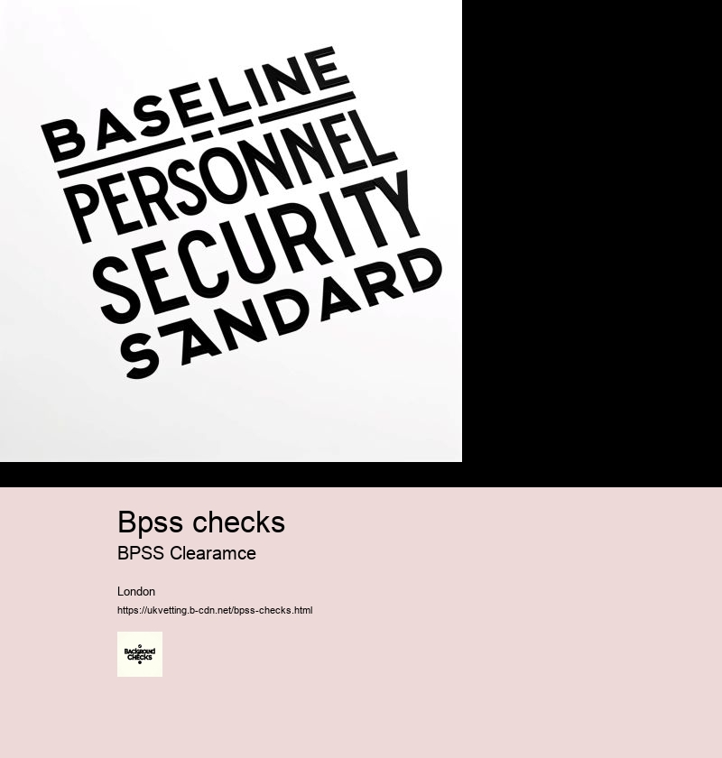 How far back does a BPSS check go?